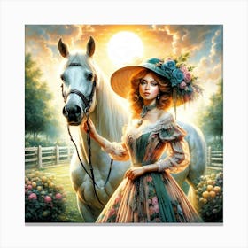 Creative Horse Beauty Illustration Nr 247 Canvas Print