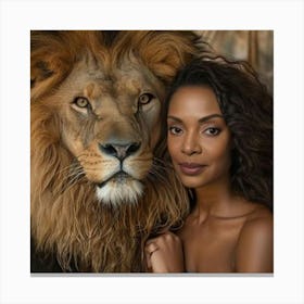 Lioness Canvas Print