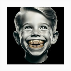 Gold Teeth 3 Canvas Print