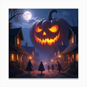 Halloween time Canvas Print