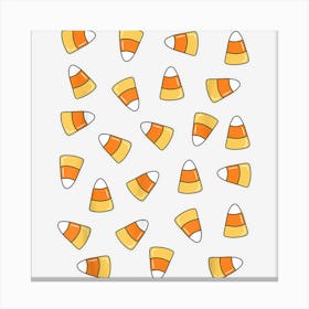 Multiple Candy Corns Funny Halloween Boys Girls Men Women Canvas Print