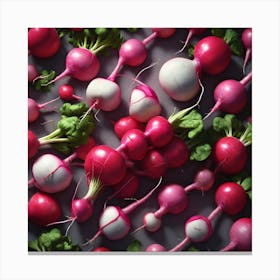 Radishes 54 Canvas Print