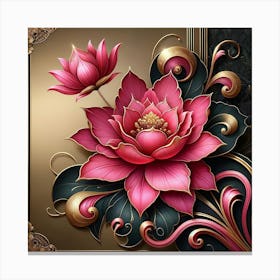 Lotus Flower 34 Canvas Print