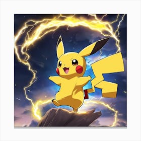 Pokemon Pikachu 13 Canvas Print