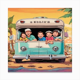 Family Vacation Canvas Print