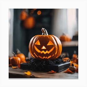 Halloween Pumpkin 7 Canvas Print