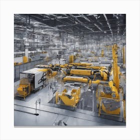 Factory Interior Canvas Print