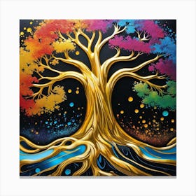 Tree Of Life 343 Canvas Print