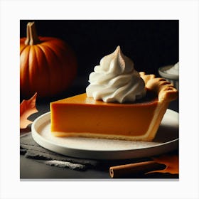 Pumpkin Pie 4 Canvas Print
