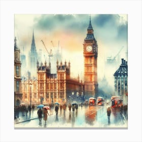 Big Ben In London : Option 2 Canvas Print