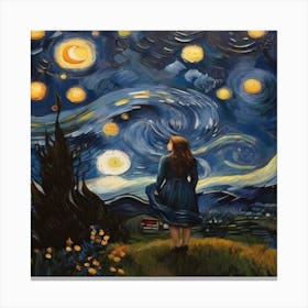 Starry Night 1 Canvas Print