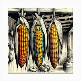 Corn cobs 6 Canvas Print