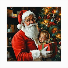 Christmas Father5 Canvas Print