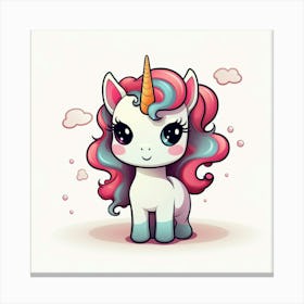 Cute Unicorn 660 Canvas Print