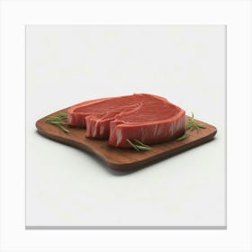 Beef Steak (74) Canvas Print