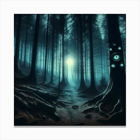 Dark Forest 51 Canvas Print