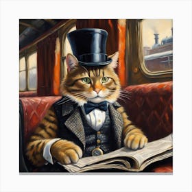 Rupert Purrdoch Canvas Print