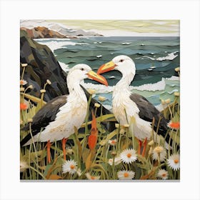 Bird In Nature Albatross 3 Canvas Print