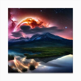 Galaxy In The Sky 10 Canvas Print