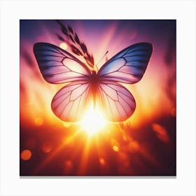 Butterfly - Butterfly Stock Videos & Royalty-Free Footage 17 Canvas Print