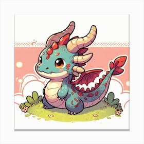 Whimsical Dragon 7 Canvas Print