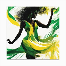 Brazilian Dancer 1 Canvas Print