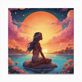 Default Sunset Dreamer Art Print 0 Canvas Print