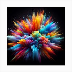 Colorful Explosion 1 Canvas Print