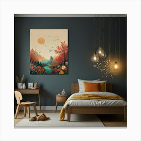 Autumn In The Forest Canvas Print