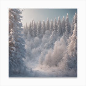 Winter Forest 9 Canvas Print