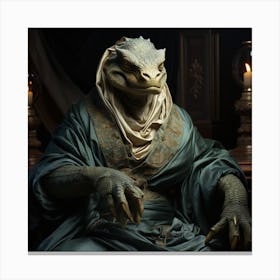 Reptilian Royalty Canvas Print