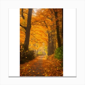 Autumn Path 4 Canvas Print