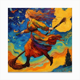 Witches Broom Canvas Print