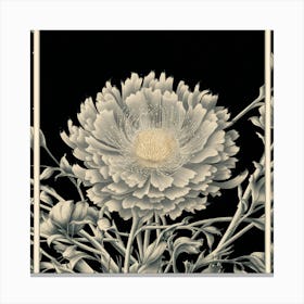 White Carnation Canvas Print