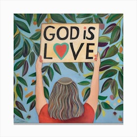 God Is Love 3 Canvas Print
