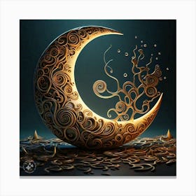 Crescent Moon 1 Canvas Print