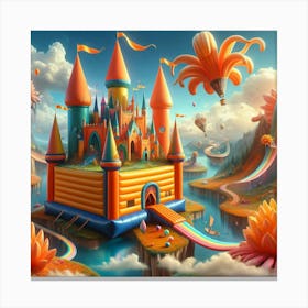 Fairytale Castle 2 Canvas Print