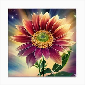 Flower Painting 4 Canvas Print