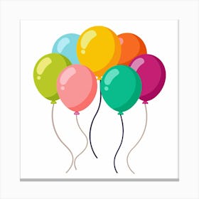 Colorful Balloons Canvas Print