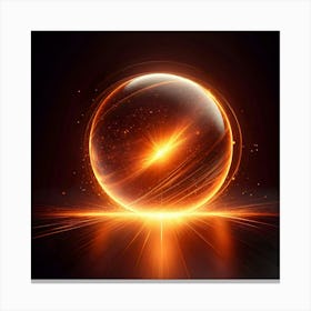 Sphere Of Light Canvas Print