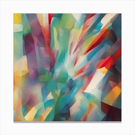 Abstract Painting, Colourfield Canvas Print