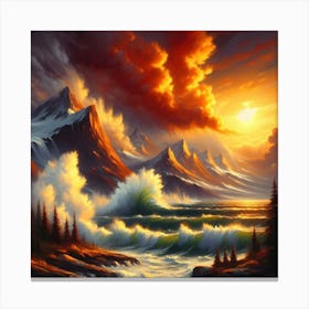 Tempestuous Beauty 5 1 Canvas Print