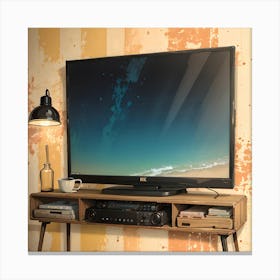 Tv Stand Canvas Print