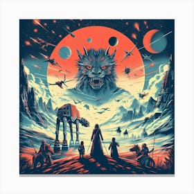 Star Wars The Force Awakens Canvas Print