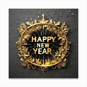 Happy New Year 34 Canvas Print