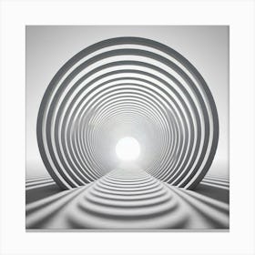 Abstract Tunnel - Abstract Stock Videos & Royalty-Free Footage Canvas Print