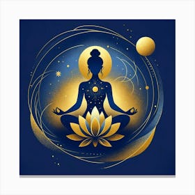 Lotus Meditation Canvas Print