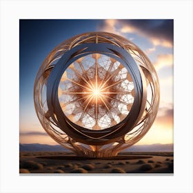 Sphere Of Light Canvas Print