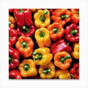 Colorful Peppers 31 Canvas Print