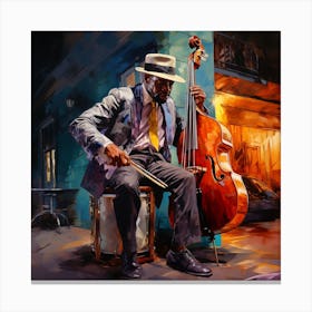 Jazz Musician 10 Canvas Print